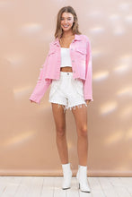 Load image into Gallery viewer, Gem Rhinestone Fringe Denim Shorts
