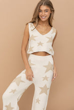 Load image into Gallery viewer, Soft Star Print Tank Pant Set
