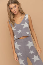 Load image into Gallery viewer, Soft Star Print Tank Pant Set
