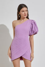 Load image into Gallery viewer, Ruffled One Shoulder Dress
