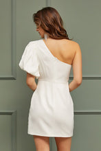 Load image into Gallery viewer, Ruffled One Shoulder Dress
