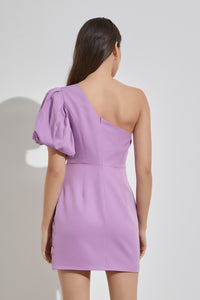 Ruffled One Shoulder Dress