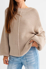 Load image into Gallery viewer, Ribbed Knitted Sweater
