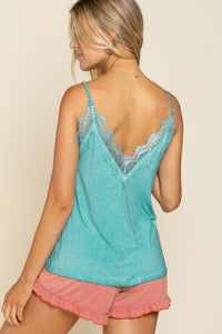 Eyelash Lace Cami Top