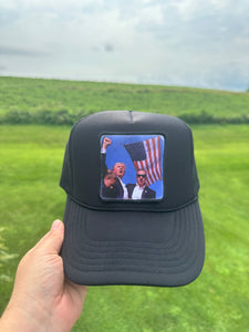 Black Trump ‘Fight’ Hat