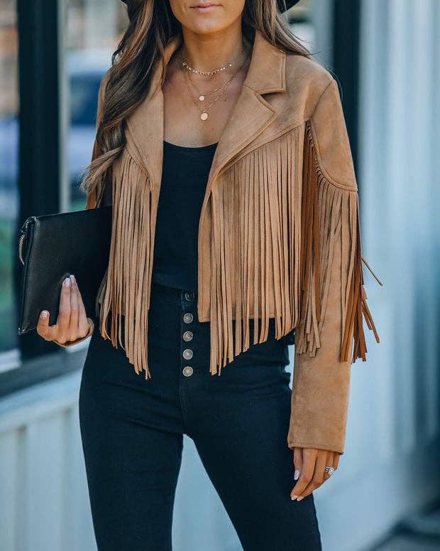 Suede Moto Jacket