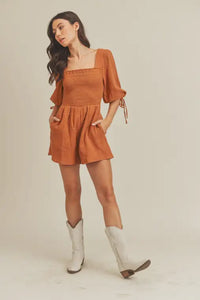 Smocked Romper