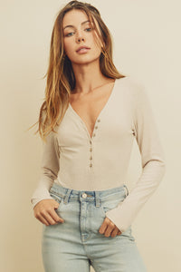 Victoria V-Neck Bodysuit