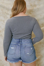 Load image into Gallery viewer, KanCan CURVY - High Rise Mom Shorts
