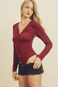 Victoria V-Neck Bodysuit