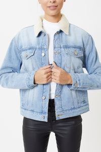 Denim Sherpa Jacket