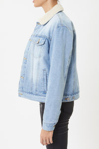 Denim Sherpa Jacket