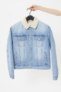 Denim Sherpa Jacket